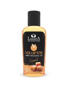 INTIMATELINE LUXURIA - VOLUPTAS EDIBLE MASSAGE GEL WARMING EFFECT - CARAMEL 100 ML