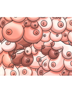 DIABLO PICANTE - SPALVOTA PELĖS PAKLOTĖ SU KRŪTŲ DIZAINU