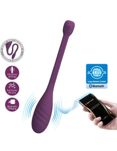 PRETTY LOVE - LEVIATHAN APP CONTROLLED VIBRATOR PURPLE