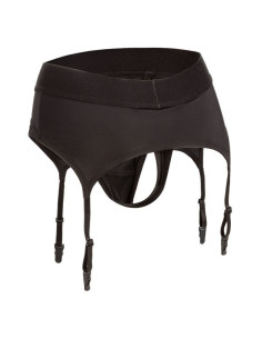 CALEXOTICS - BOUNDLESS THONG WITH GARTER S-M