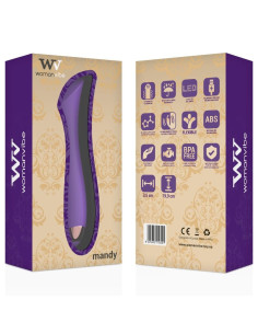 WOMANVIBE - MANDY K POINT SILICONE RECHARGEABLE VIBRATOR 2