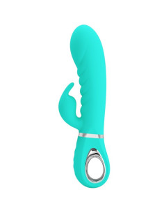PRETTY LOVE - PRESCOTT MULTIFUNCTION G-SPOT VIBRATOR AQUA GREEN