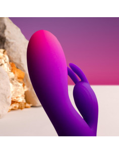 ROCKS- OFF - GLO- GIRL PURPLE RABBIT VIBRATOR 2