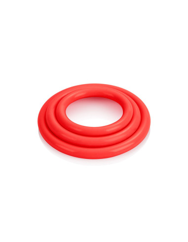 CALEXOTICS - TRI-RINGS SET RED
