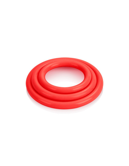 CALEXOTICS - TRI-RINGS SET RED