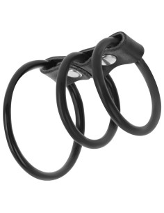DARKNESS - SET OF 3 FLEXIBLE PENIS RINGS 2