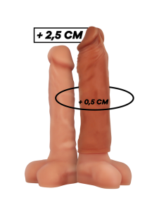 VIRILXL - LIQUID SILICONE V5 BROWN PENIS EXTENSION