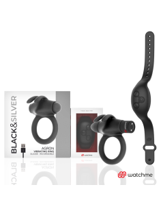 BLACKandSILVER - AGRON REMOTE CONTROL COCKRING WATCHME