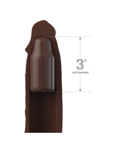 FANTASY X- TENSIONS - PIPEDREAMS SLEEVE 22,86 CM 7,62 CM PLUG BROWN 2