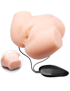 CRAZY BULL - REALISTIC VAGINA AND ANUS DOUBLE VIBRATION