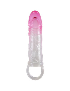 PRETTY LOVE - ODES REALISTIC 2 CM ENLARGEMENT SHEATH FOR PENIS PINK 2