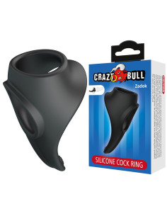 CRAZY BULL - ZADOK ERGONOMIC RING WITH PERINEAL STIMULATOR