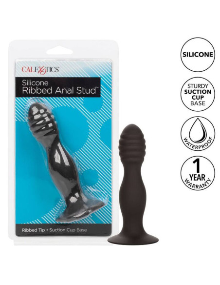 CALEXOTICS - RIBBED ANAL STUD