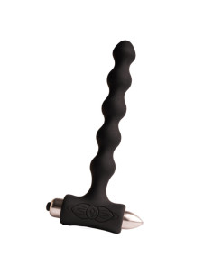 ROCKS- OFF - PETITE SENSATIONS PEARLS ANAL PLUG VIBRATOR BLACK