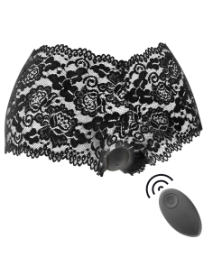 BLACKandSILVER - ZARA REMOTE CONTROL STIMULATOR WITH FREE PANTY