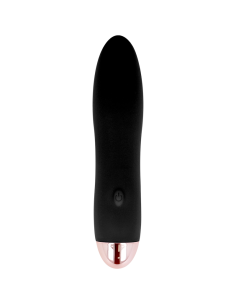 DOLCE VITA - RECHARGEABLE VIBRATOR FOUR BLACK 7 SPEEDS