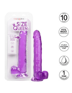 CALEXOTICS - SIZE QUEEN DILDO PURPLE 25.5 CM 2
