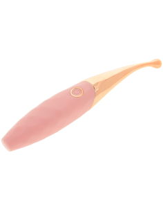 OHMAMA - RECHARGEABLE CLITORIS STIMULATOR 36 PINK-PINKGOLD MODES 2
