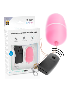 ONLINE - REMOTE CONTROLLED VIBRATING EGG PINK