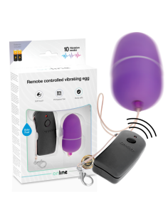 ONLINE - REMOTE CONTROLLED VIBRATING EGG PURPLE
