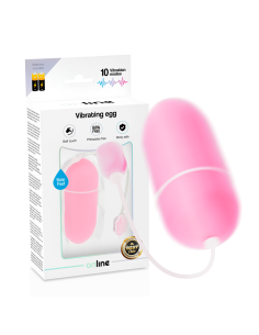 ONLINE - WATERPROOF VIBRATING EGG PINK