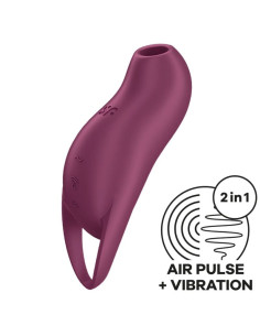SATISFYER - POCKET PRO 1 KLITORIO STIMULIATORIUS GRANATINIS