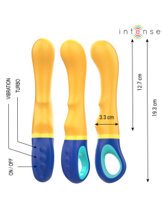 INTENSE - SHAGGY G-SPOT VIBRATOR YELLOW 2