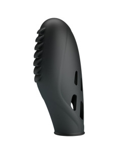 PRETTY LOVE - GILO SILICONE FINGER VIBRATOR BLACK