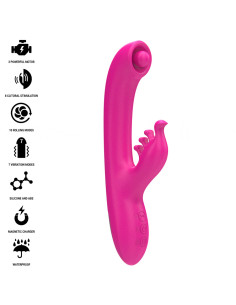 INTENSE - CHRISTINA MULTIFUNCTION RABBIT VIBRATOR 22.5 CM PINK 2