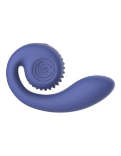 SNAIL VIBE  - GIZI LITE DUALG-SPOTAS ir CLITORAL PURPLE VIBRATOR