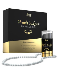 INTT MASSAGE and ORAL SEX - PEARLS IN LOVE WITH PEARL NECKLACE AND SILICONE GEL