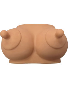 DIABLO PICANTE - PIGGY BANK IN THE SHAPE OF BOOBS LIGHT TONE