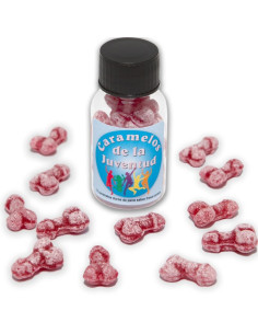 DIABLO PICANTE - 12 YOUTH CANDIES PENIS SHAPE STRAWBERRY-CHERRY