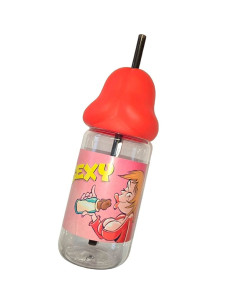 DIABLO PICANTE - varpos formos 360 ml kūdikio buteliukas, raudonas