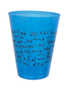 DIABLO PICANTE - BLUE CUP 500 ML WITH BLACK BOOBS