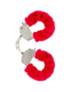 TOYJOY - FURRY FUN CUFFS BONDAGE RED