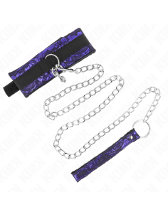 KINK - SHORT VELVET LACE NECKLACE WITH BELT 105 CM WITH NYLON TRIM 44 X 5.5 CM 2