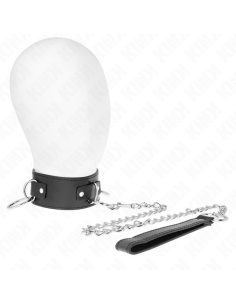 KINK - NECKLACE WITH LEASH 65 CM 3 RING MODEL 2 ADJUSTABLE 36-43 CM X 5 CM