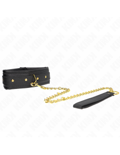 KINK - NECKLACE WITH SPONGE IMITATION LEATHER STRAP MODEL 1 ADJUSTABLE 37-54 CM X 3 CM 2