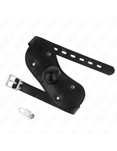 KINK - Burnos kaukė su kamščiu ir reguliuojamu užraktu 42-60 cm 2