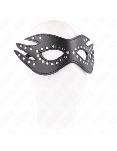 KINK - LEATHERETTE MASK WITH RIVETS MODEL 3 26 x 9.5 CM
