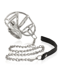 METAL HARD - METAL CHASTITY RING WITH STRAP