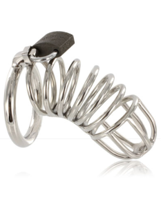 METAL HARD - CAGE RING CHASTITY DEVICE