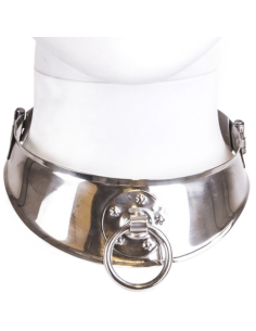 METAL HARD - RESTRAINT COLLAR WITH RING