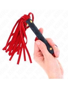 KINK - RED SUEDE MINI WHIP 30 CM