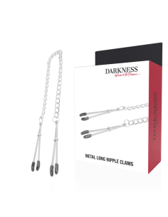 DARKNESS - ADJUSTABLE METAL NIPPLE Clamps