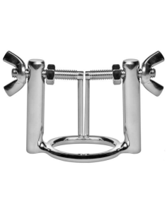 METAL HARD - GLAND RING WITH URETHRAL DILATOR PRESS