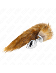 KINK - ANAL PLUG SIZE L 10 X 4 CM WITH SYNTHETIC TAIL 40 CM BROWN 2