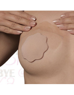 BYE-BRA - BREASTS ENHANCER NIPPLE COVERS SILK CUP D-F