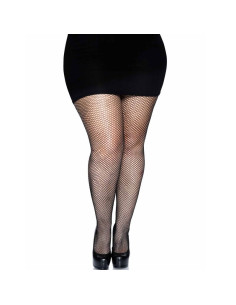 LEG AVENUE - BACKSEAM PANTYHOSE BLACK PLUS SIZE